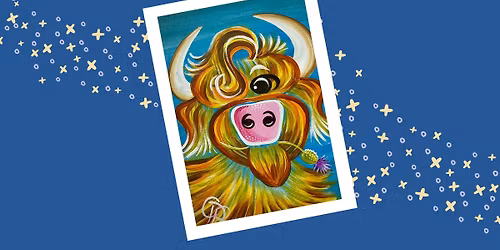 Grown Up Paint Along - Highland Cow