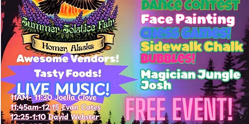 Homer\u2019s 4th Annual Summer Solstice Fair