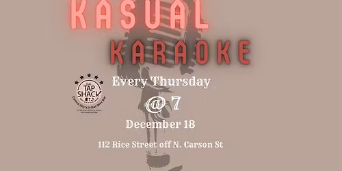 Tap Shack Kasual Karaoke Takeover