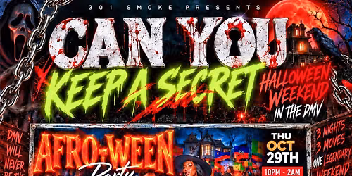 THE BIGGEST HALLOWEEN LINEUP IN THE DMV