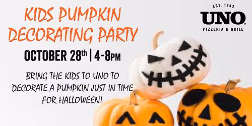Kids Pumpkin Decorating Event