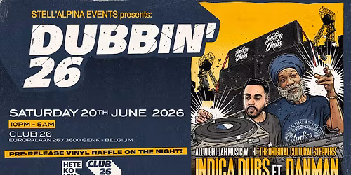 Dubbin'26 invites INDICA DUBS sound system ft. DANMAN