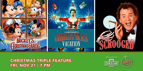 CHRISTMAS TRIPLE FEATURE! Mickey's Christmas Carol | Christmas Vacation | Scrooged