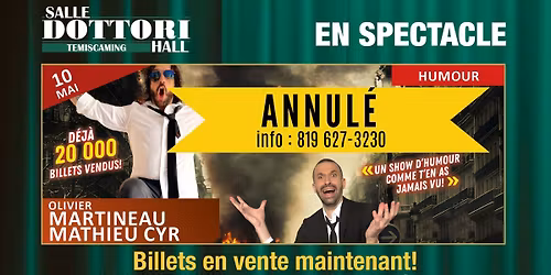 Olivier Martineau at Theatre Manuvie