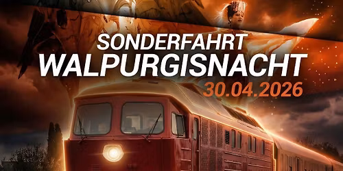 Walpurgisnacht Express von Berlin nach Thale