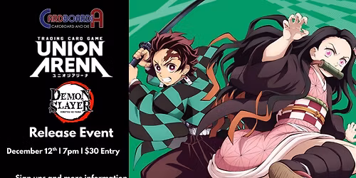 UNION ARENA Demon Slayer: Kimetsu no Yaiba Vol.2 [UEX05BT] Release Event, December 15th