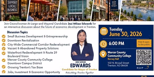 Let\u2019s Talk: Economic Development & Redevelopment with Jasi Edwards for Mayor 