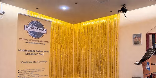 Toastmasters Prepared Speeches and Table Topics Meeting