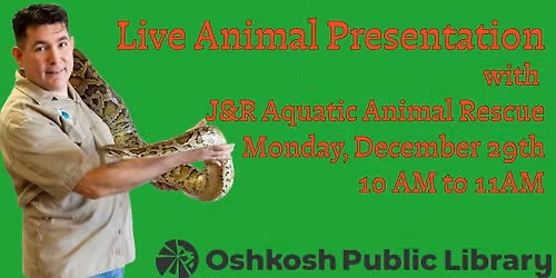 \ud83d\udc3e LIVE Animal Experience at the Library! \ud83e\udd8e\ud83d\udc0d\ud83e\udd9c