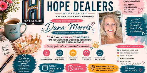 \ud83d\udc51\u2728 STRAIGHTENING CROWNS \u2728\ud83d\udc51 - a Your Local Hope Dealer Ministries Event