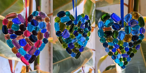 Fused Glass Gemstone Heart Workshop
