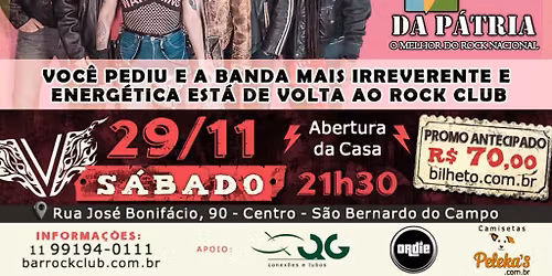 Velhas Virgens no Rock Club