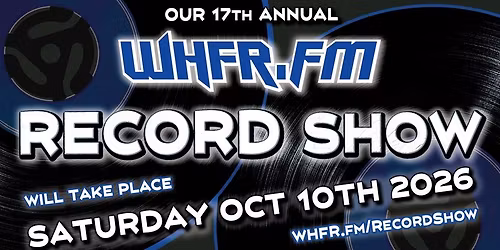 WHFR Record Show 2026