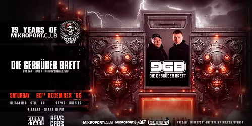 15 Years of Mikroport.Club X Code Red w. Gebr\u00fcder Brett