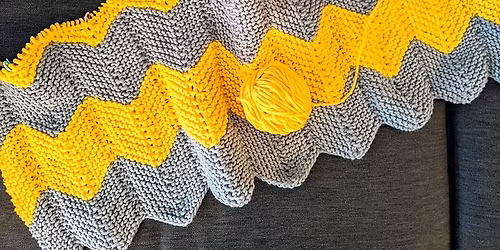 Knitting: Chevron Blanket