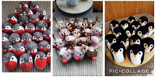 Christmas Themed Needle Felting Workshop