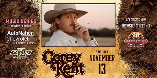 Corey Kent @ Brewster Street Icehouse | Corpus Christi, TX
