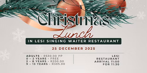 Christmas lunch '25 - Lesi Restaurant