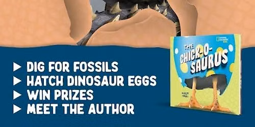 There\u2019s a Dinosaur Loose in the Library! with author Kelly Crull