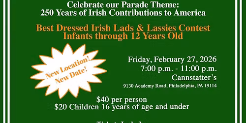 Philly Parade Fundraiser and Parade Kick-off