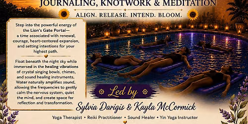 Lions Gate Portal: Floating Sound Bath & Knotwork