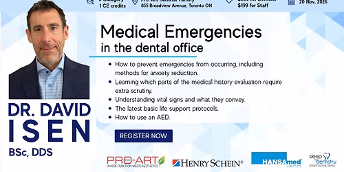 Medical Emergencies in the Dental Office with Dr. David Isen
