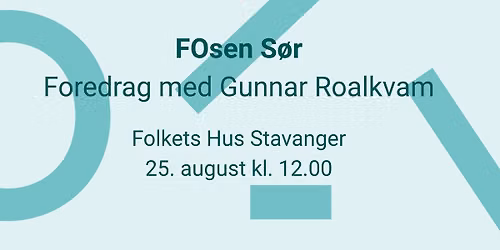 FOsen S\u00f8r: Foredrag med Gunnar Roalkvam