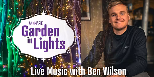 Live Music with Ben Wilson @ Annmarie Garden In Lights