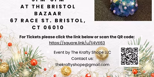 Sea glass Christmas tree workshop