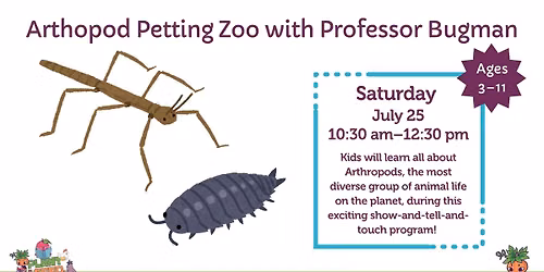 Arthropod Petting Zoo with Professor Bugman | Children's Programming