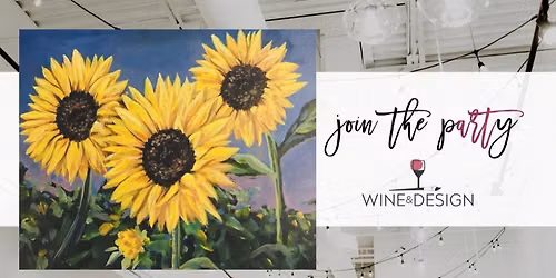 Sunflowers at Dusk | Wine & Design