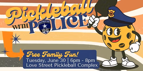 Pickleball with Police