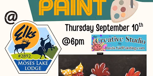 \u201cJust us Chicken\u2019s\u201d Sip and Paint