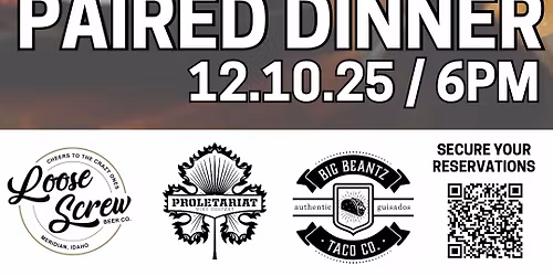 Beer & Wine Paired Dinner 