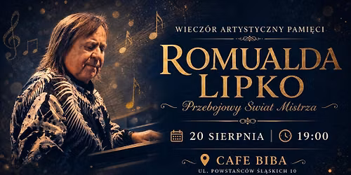 Przebojowy \u015awiat Romualda Lipko \ud83c\udfb9\u2728 w CAFE BIBA