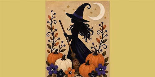 Halloween Paint and Sip and Craft