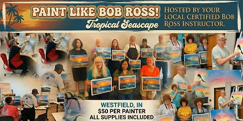 Paint like Bob Ross: Tropical Seascape!