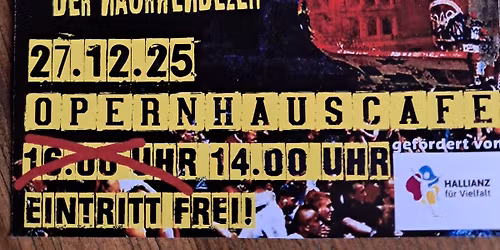 Zwischen Aufbruch und Randale - Multimediale Lesung mit Geralf Pochop