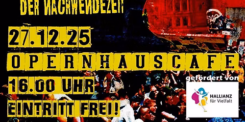 Zwischen Aufbruch und Randale - Multimediale Lesung mit Geralf Pochop