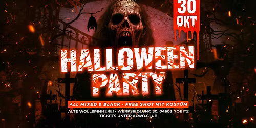 \ud83c\udf83 30.10. MEGA HALLOWEEN PARTY IM ALWO CLUB \ud83c\udf83
