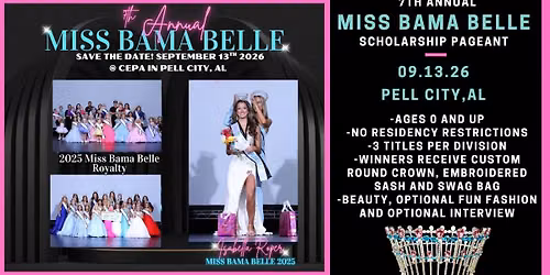 7th Annual Miss Bama Belle 