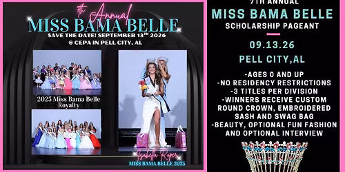 7th Annual Miss Bama Belle 