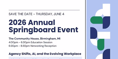 Springboard 2026- REGISTER NOW 