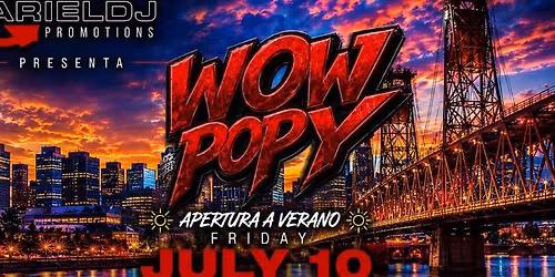 WOW POPY LIVE IN PORTLAND OREGON