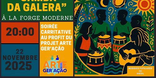 Soir\u00e9e Br\u00e9silienne, Caritative Soutien Projet Arte Ger\u2019A\u00e7\u00e3o , Natal Capoeirando 2025