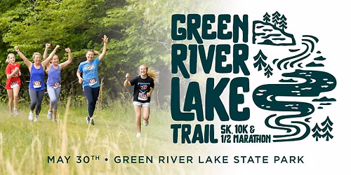 Green River Lake Trail 5K, 10K & Half Marathon Presented by: Taylor Regional Hospital.