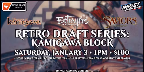 IGC Retro Draft Series: Kamigawa Block Draft