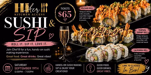Sushi & Sip class