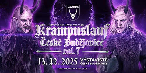 KRAMPUSLAUF \u010cesk\u00e9 Bud\u011bjovice 13.12.2025 nejv\u011bt\u0161\u00ed v \u010cR