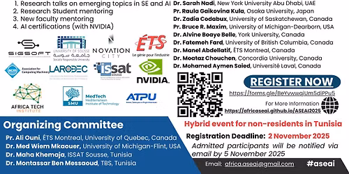 African Winter School on Software Engineering and AI (ASEAI 2025)